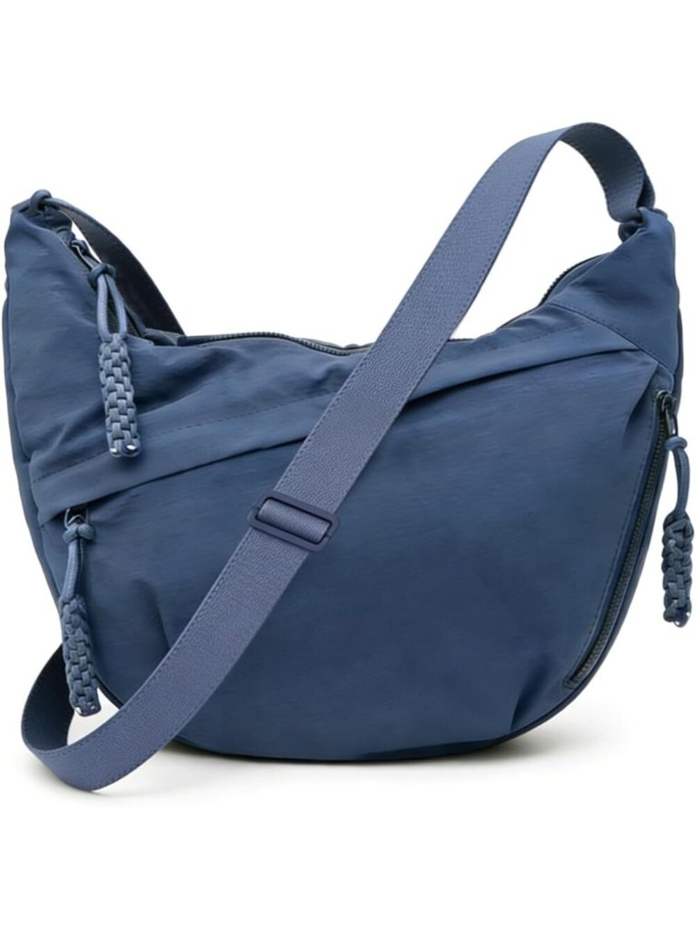 Stylish Half Moon Crossbody Bag for Women, Large Capacity Casual Shoulder Purse